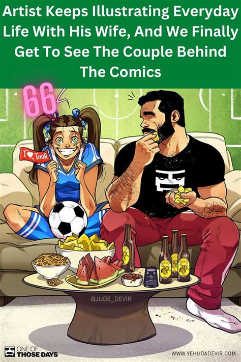 Artist Keeps Illustrating Everyday Life With His Wife In Comics .